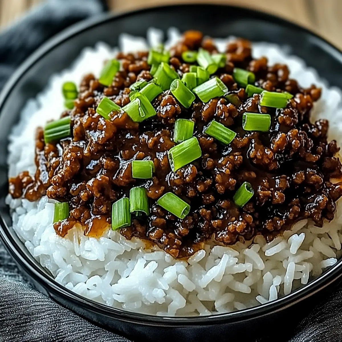 Savory Mongolian Ground Beef: Quick Comfort Food Delight
