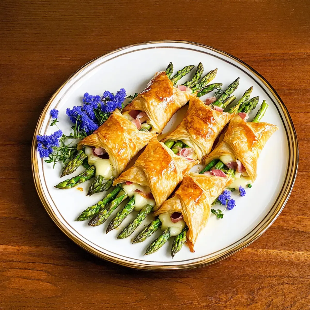 Honey-Glazed Asparagus Prosciutto Puff Pastry Wraps Made Easy
