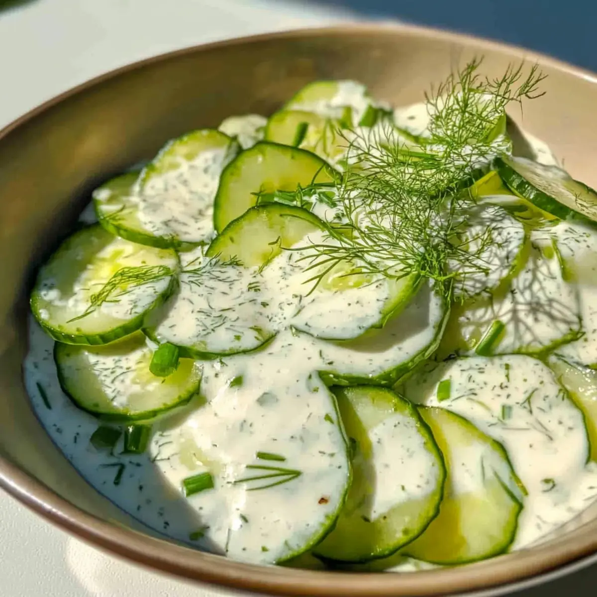 Creamy Polish Cucumber Salad That Refreshes Every Bite