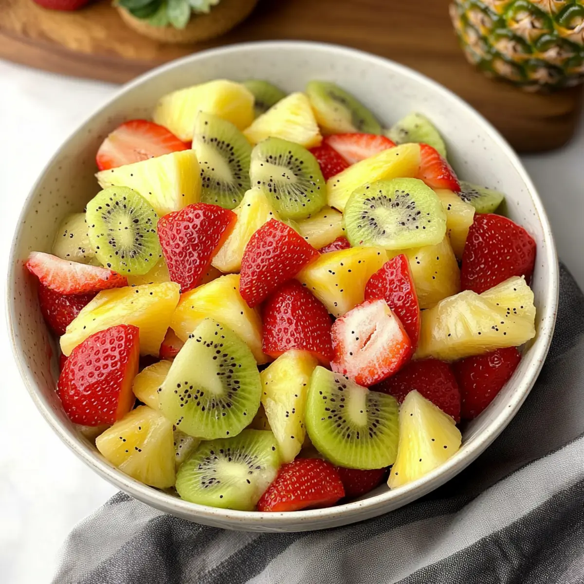 Delightful Spring Fruit Salad with Sweet Poppy Seed Dressing