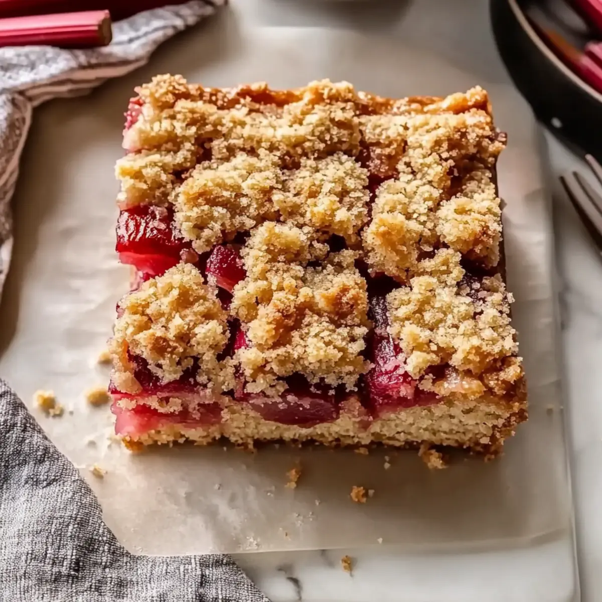 Irresistible Rhubarb Coffee Cake: A Spring Delight