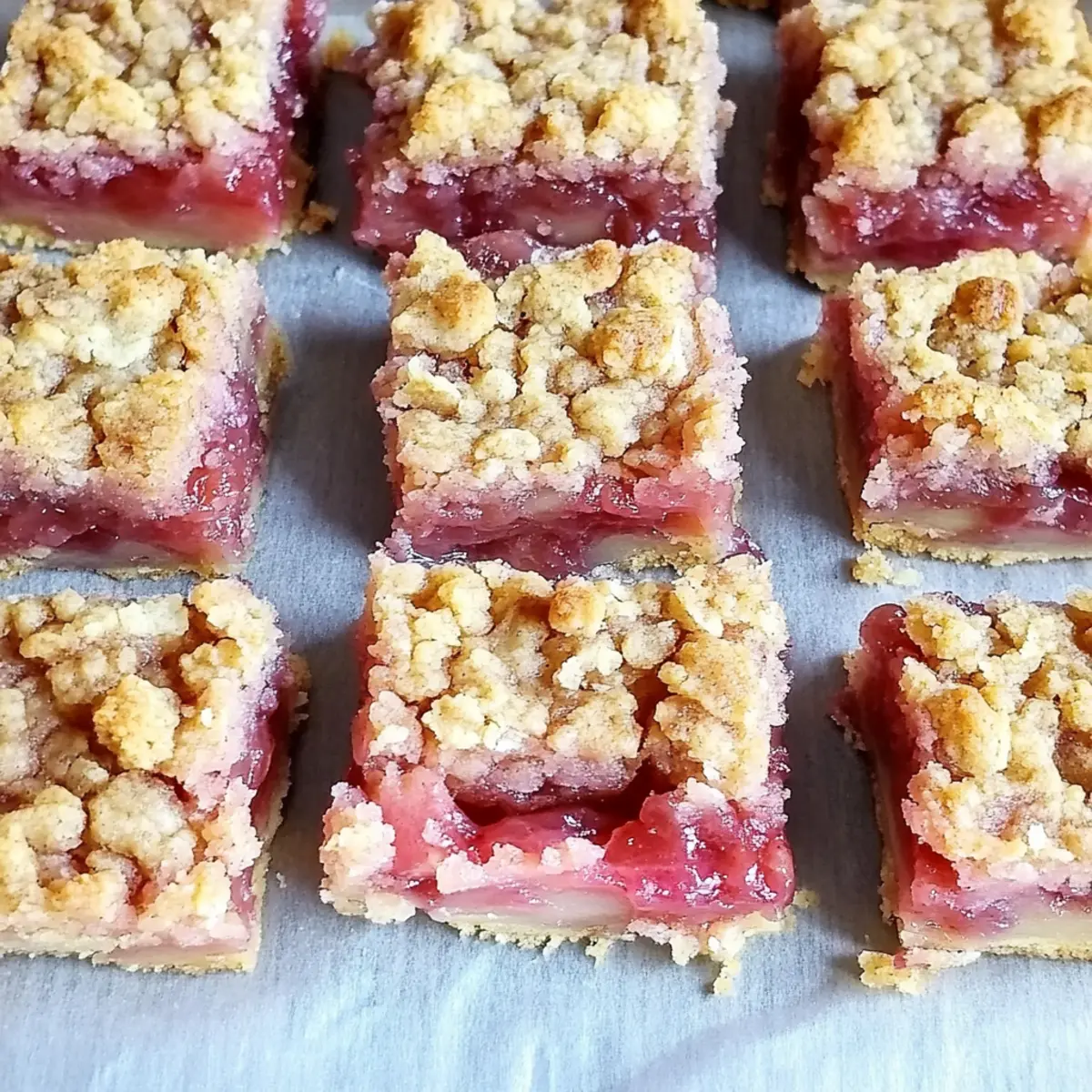 Delicious Rhubarb Crumble Bars for a Sweet Spring Treat