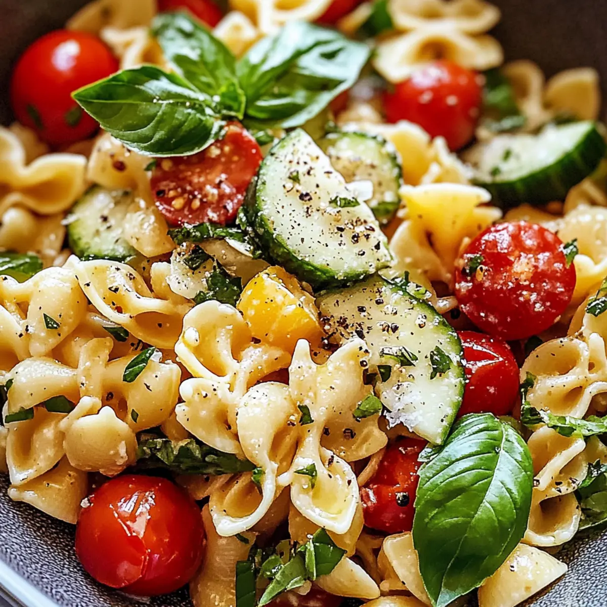 Spring Garden Pasta Salad: Fresh, Colorful, and Customizable