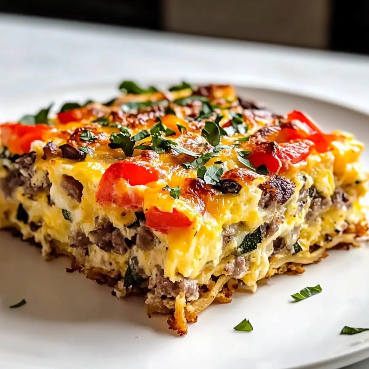 Veggie Loaded Breakfast Casserole for Cozy Mornings