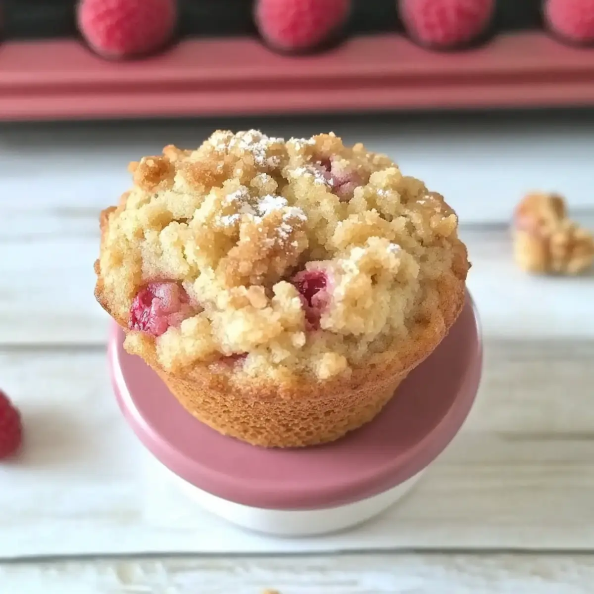 Sweet and Tangy Raspberry Rhubarb Muffins to Brighten Mornings