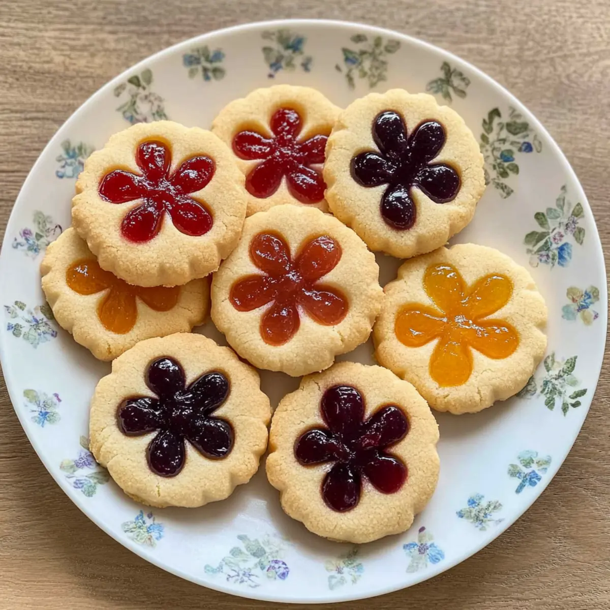 Flower Jam Thumbprint Cookies: Spring’s Sweetest Delight