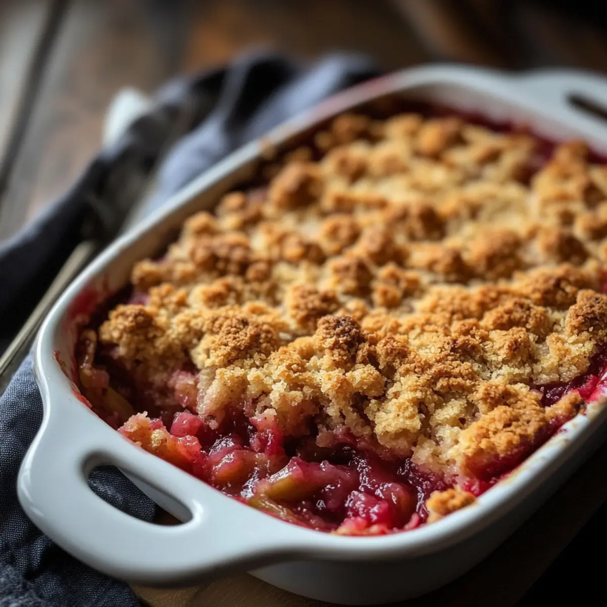 Delicious Rhubarb Crisp Recipe for Comforting Family Desserts