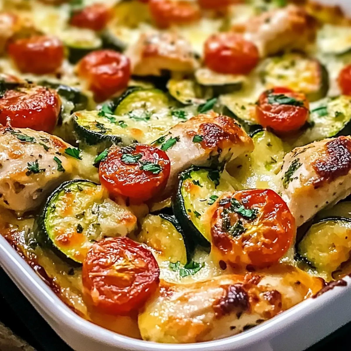 Mediterranean Chicken Zucchini Bake: A Flavorful One-Pan Delight