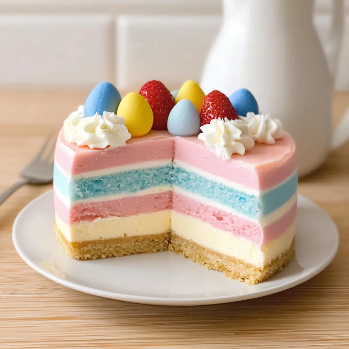 Easter JELLO Cheesecake: A Fun, Colorful No-Bake Treat!