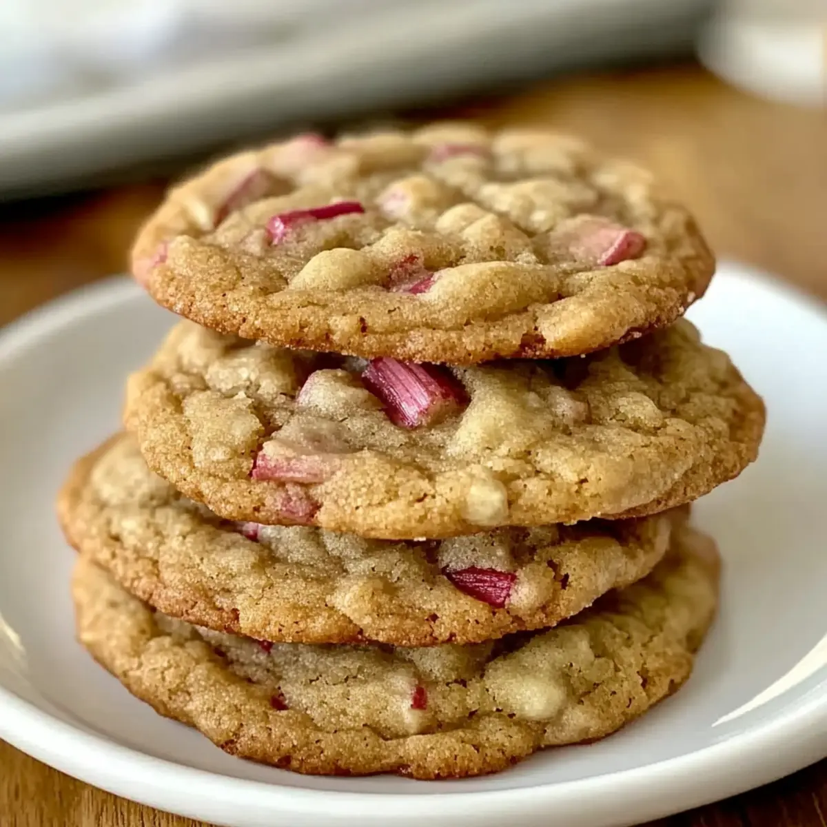 Deliciously Soft Brown Sugar Rhubarb Cookies You’ll Love