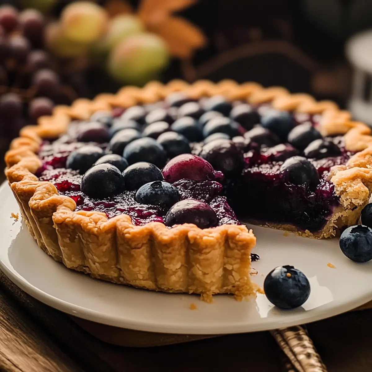 Delicious Grape and Blueberry Pie: No-Cook Wonder for All