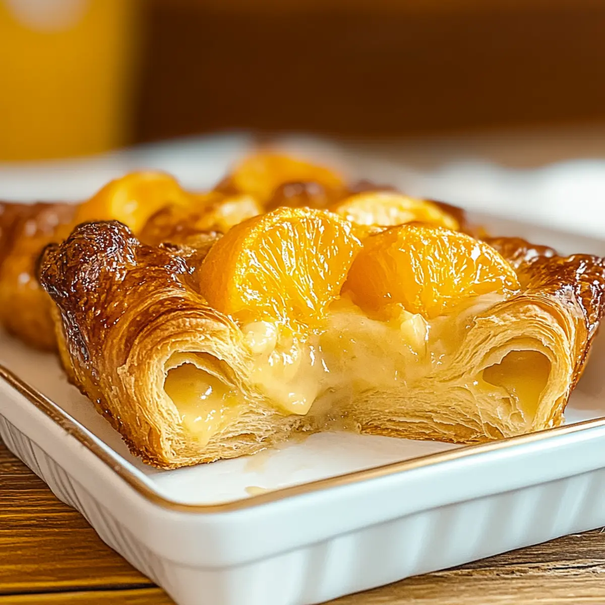 Orange Croissant Breakfast Bake: A Citrus Morning Delight