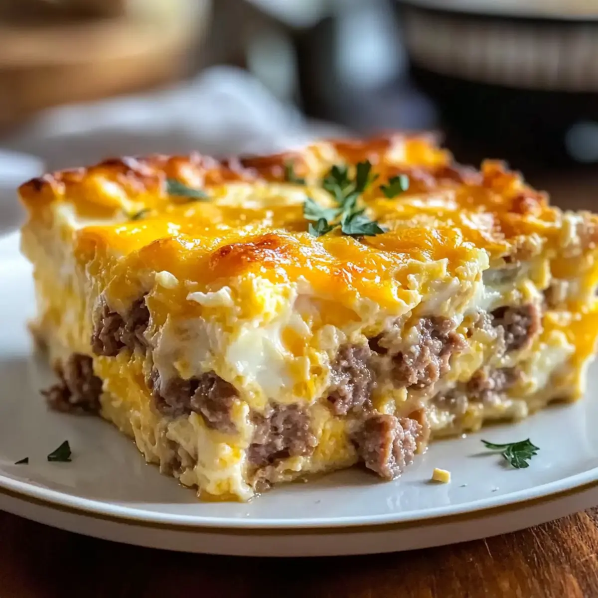 Sausage and Egg Breakfast Casserole: A Cozy Morning Delight