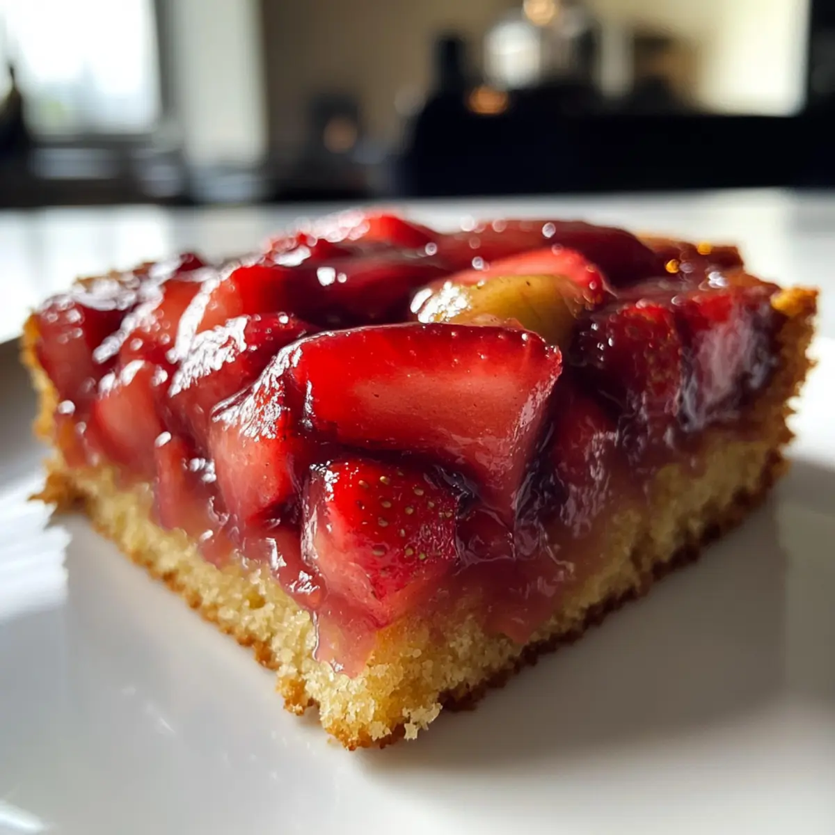 Delicious Strawberry Rhubarb Upside Down Cake You’ll Adore