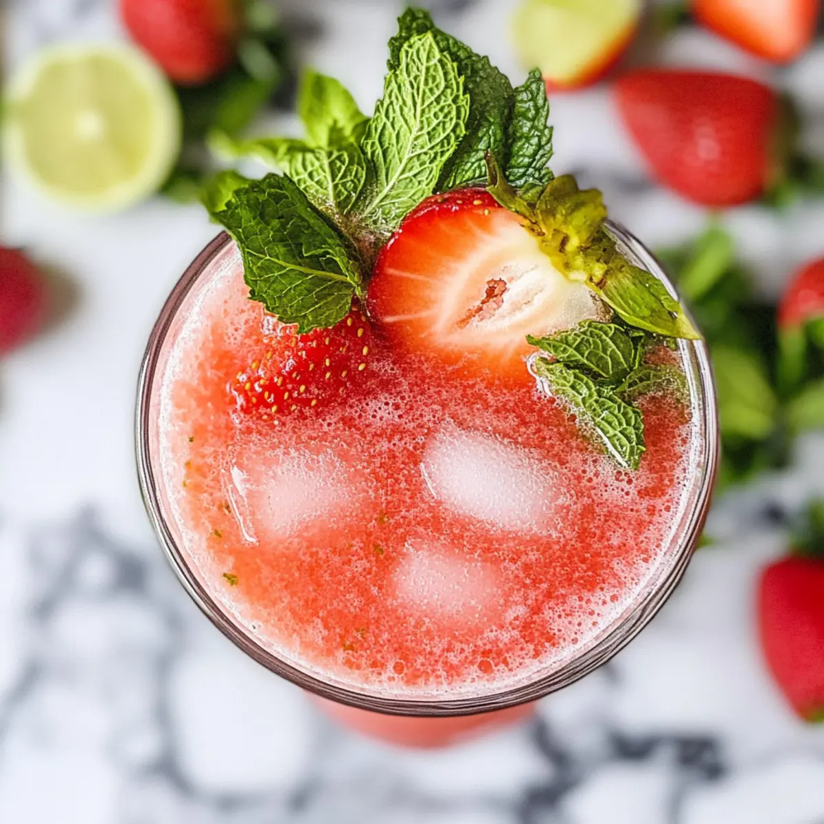 Refreshing Strawberry Mojito Mocktail for Perfect Summer Sips