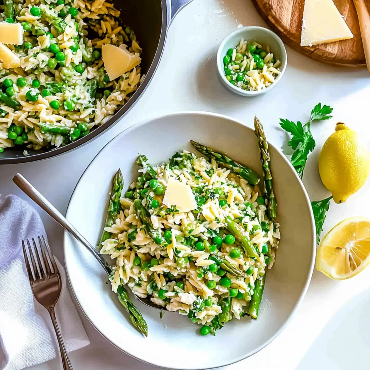 Bright and Zesty Asparagus Orzo Salad for Spring Vibes
