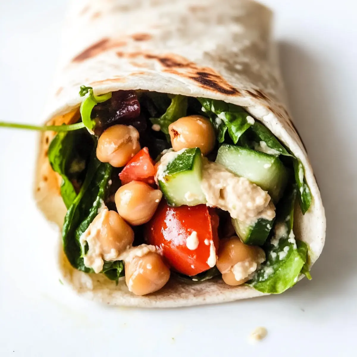 Mediterranean Chickpea Wraps for Quick, Flavor-Packed Meals