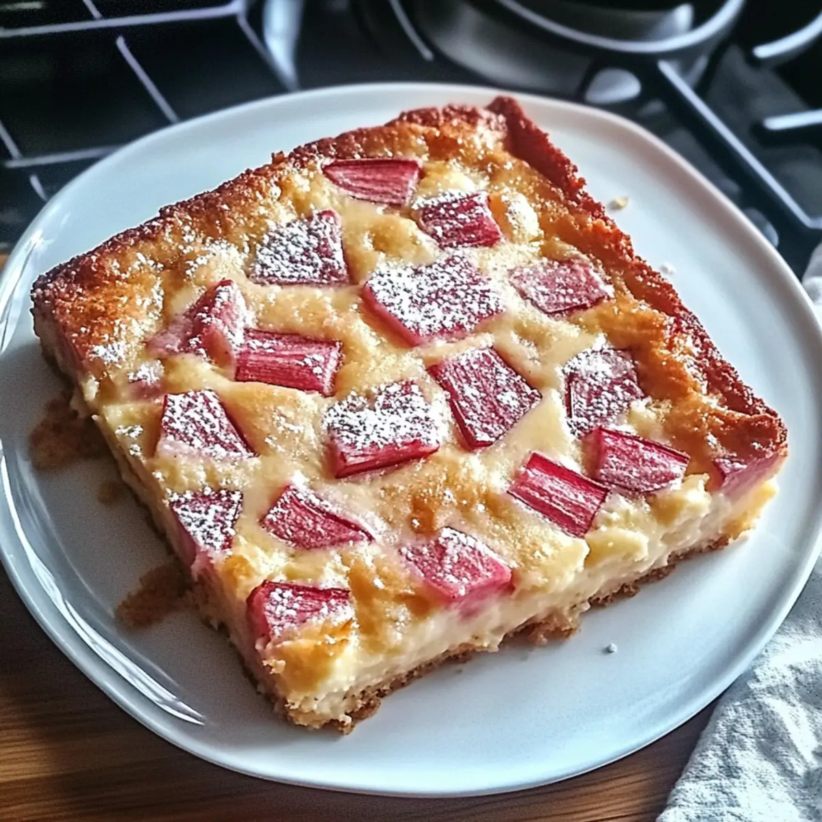 Rhubarb Custard Kuchen: A Nostalgic Spring Dessert Delight