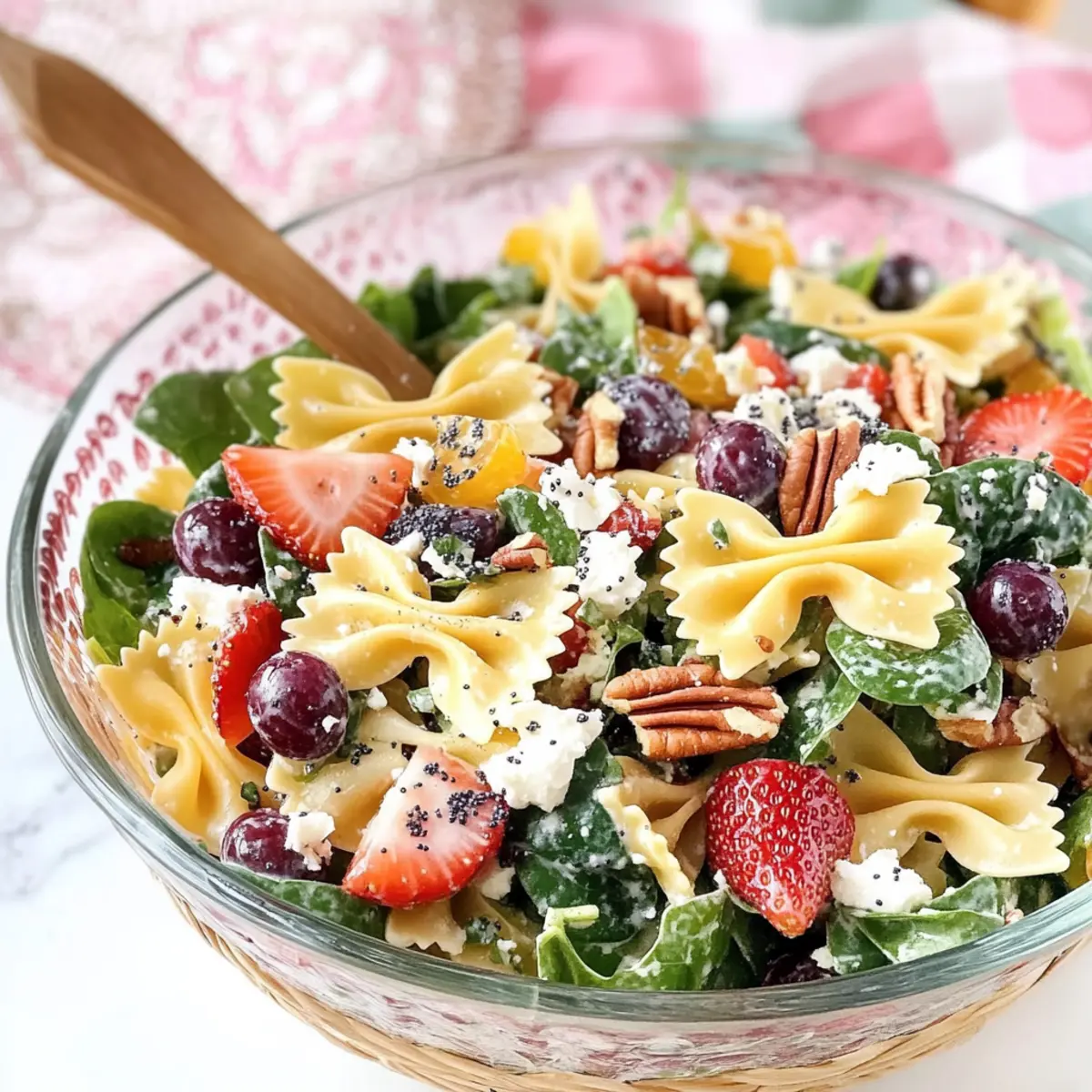 Refreshing Strawberry Fields Pasta Salad for Summer Fun