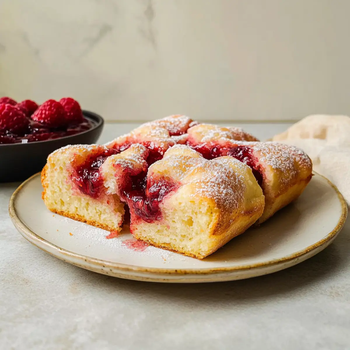Mother’s Day Sweet Focaccia with Raspberry Jam to Savor Together