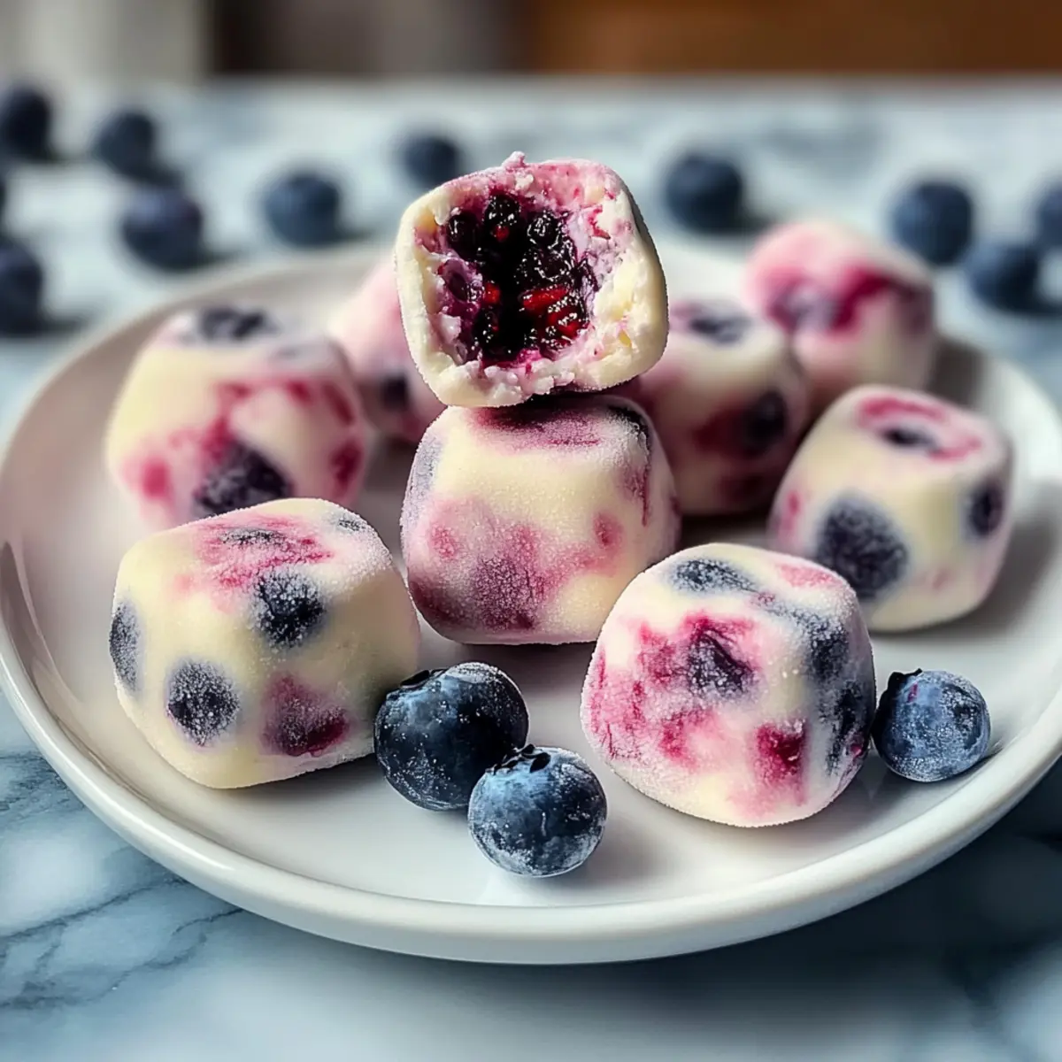 Berry Yogurt Bites: A Refreshing Guilt-Free Snack Delight