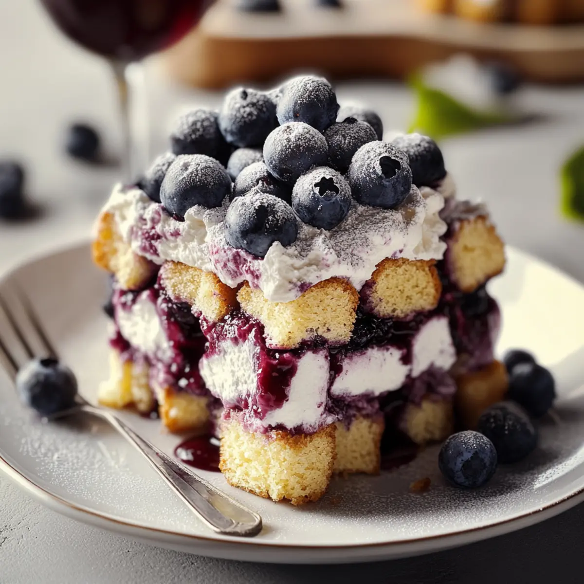 Celebrate Mom with Mother's Day Blueberry Tiramisu Delight