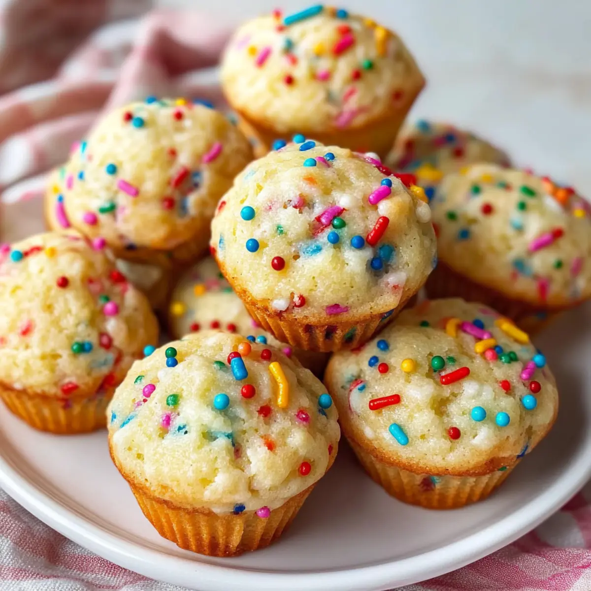 Mini Funfetti Yogurt Muffins for Joyful, Guilt-Free Snacking