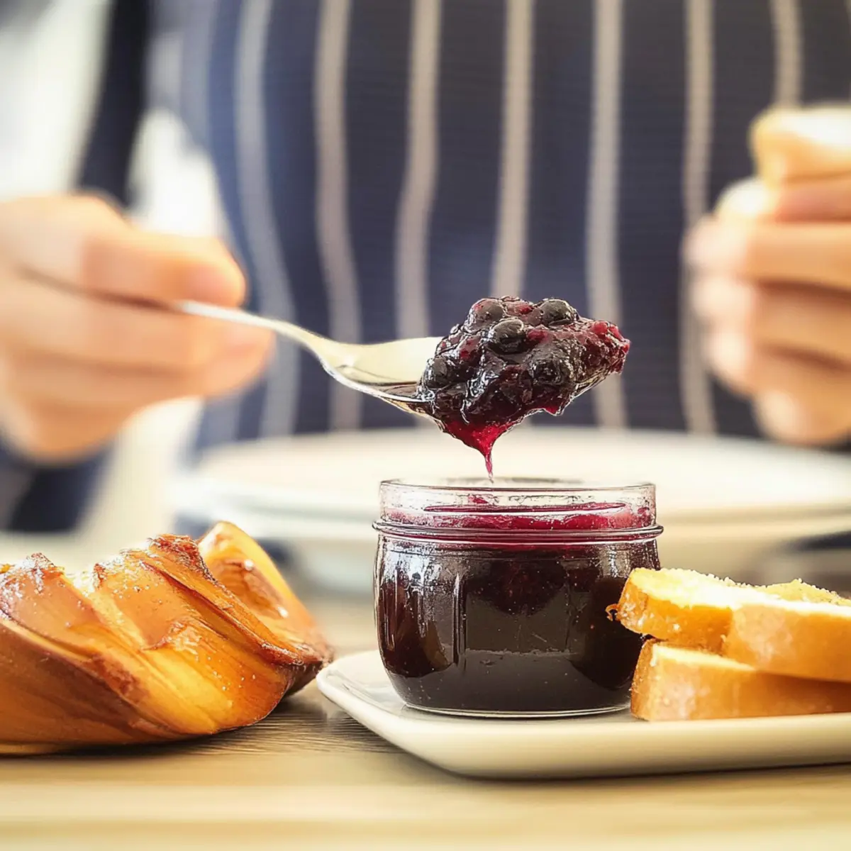 Blueberry Rhubarb Jam for a Sweet and Tart Spread