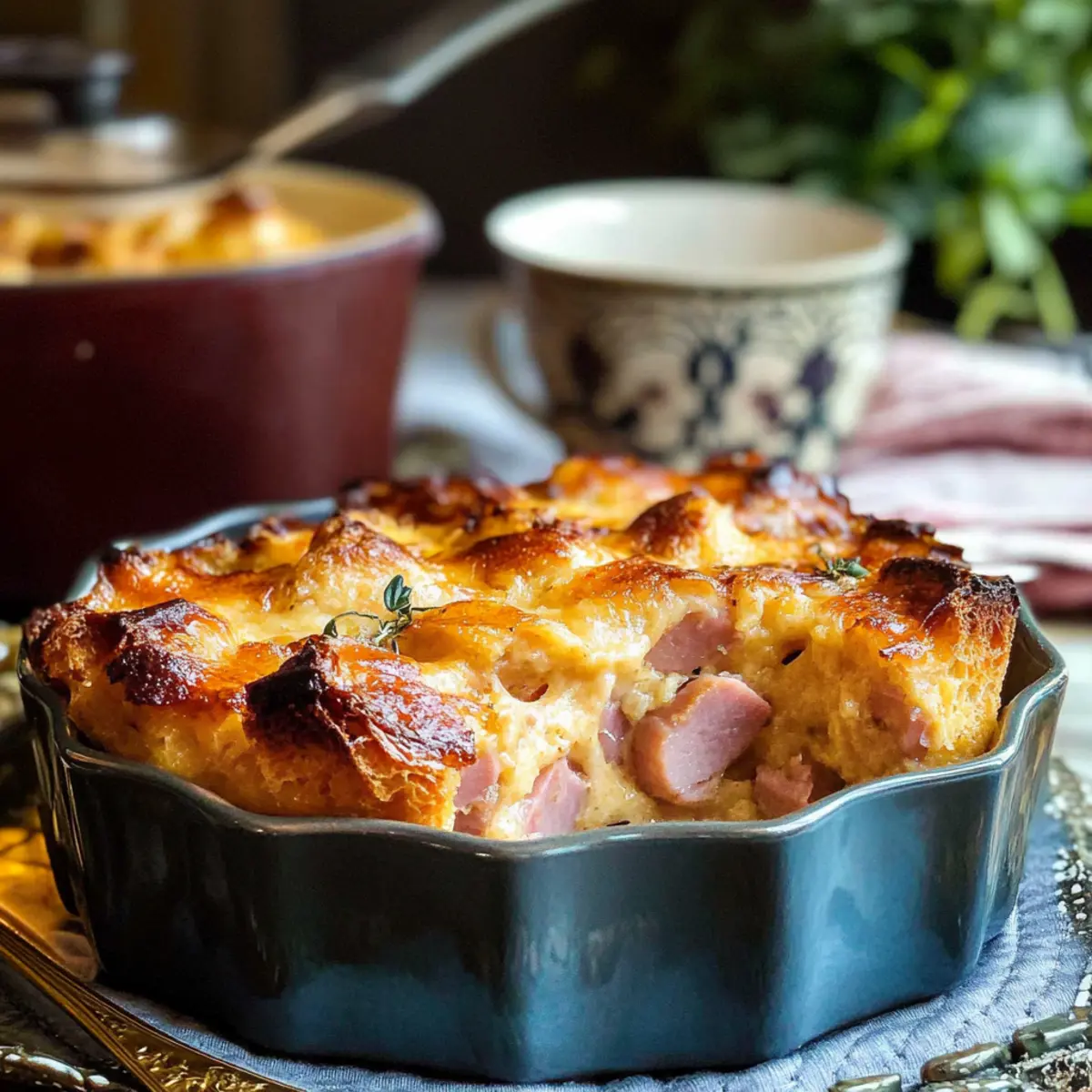 Savory Breakfast Bread Pudding for Cozy Weekend Mornings