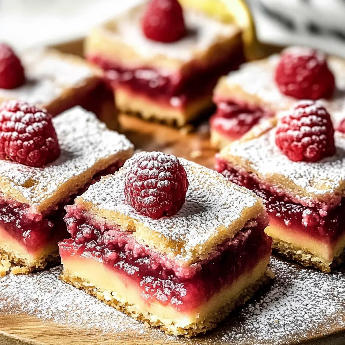 Delight Mom with Fresh Raspberry Lemon Bars and Shortbread Crust