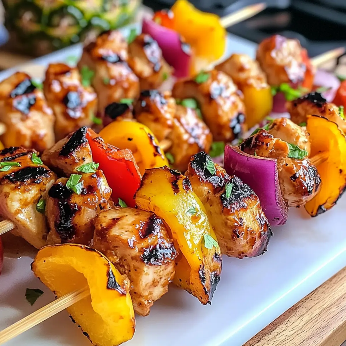 BBQ Pineapple Chicken Kabobs: Flavor-Packed for Summer Grilling