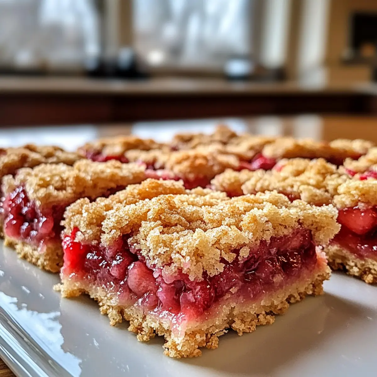 Sweet Strawberry Rhubarb Crumb Bars for a Perfect Spring Treat