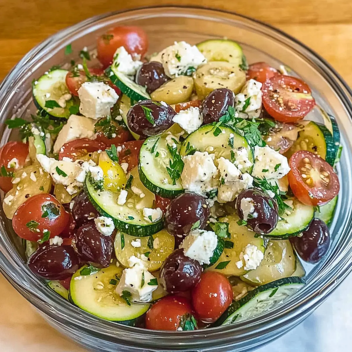 Refreshing Greek Zucchini Salad for a Healthy Summer Bite