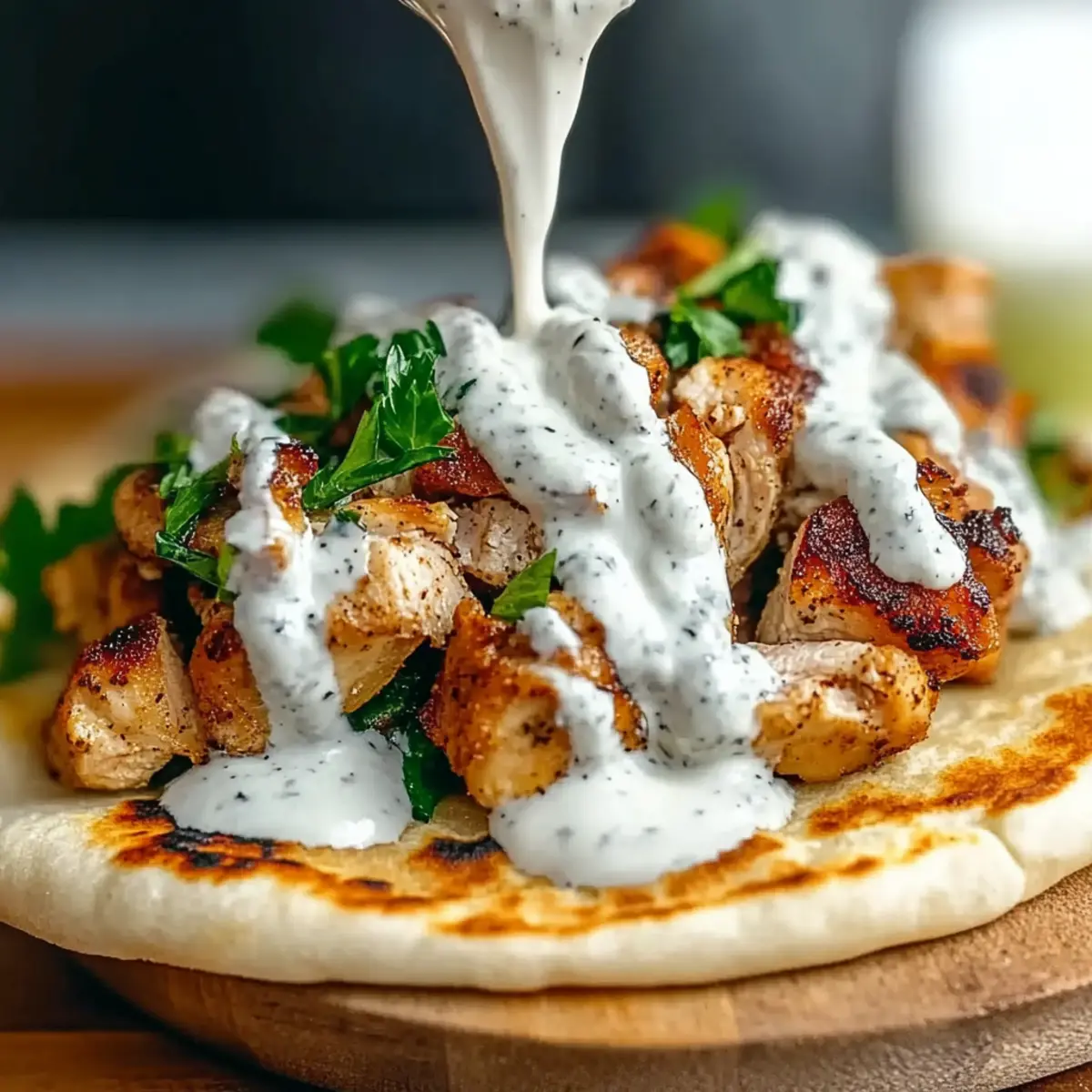 Juicy Chicken Shawarma with Garlic Sauce for Flavorful Nights