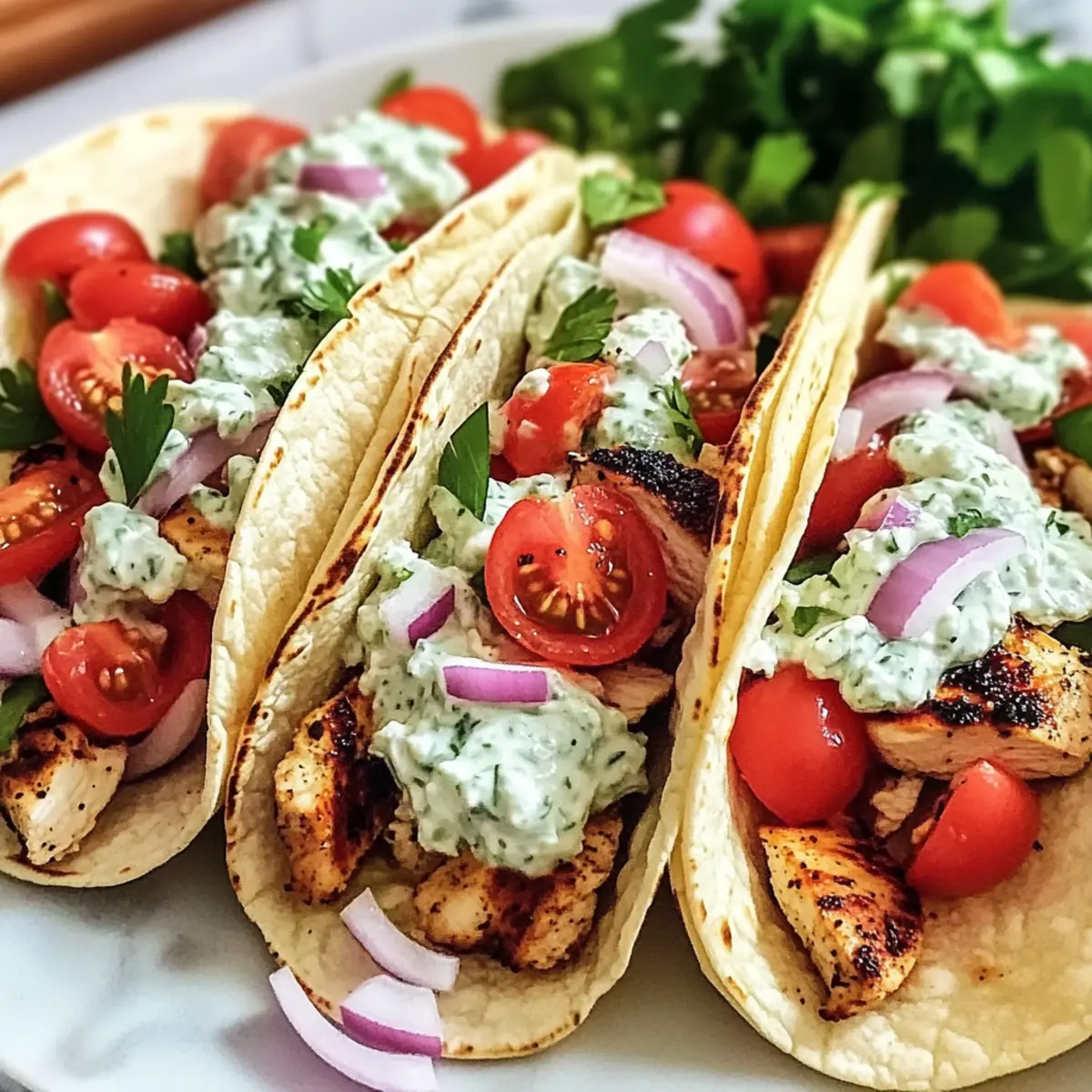 Mediterranean Chicken Tacos: A Fresh Flavor Adventure