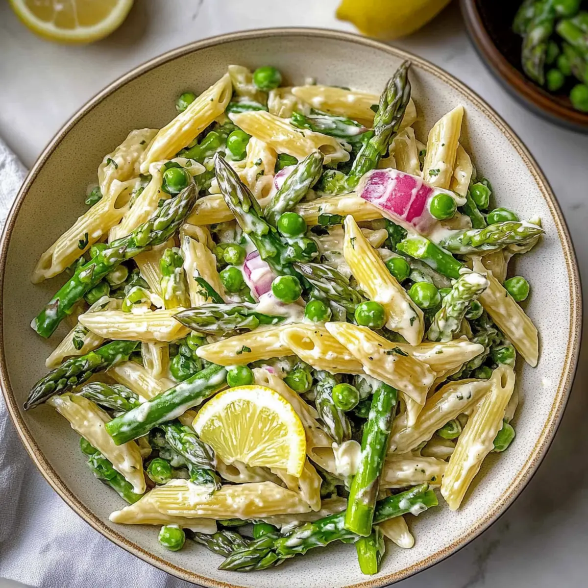 Creamy Asparagus Pasta Salad for Fresh Spring Flavors