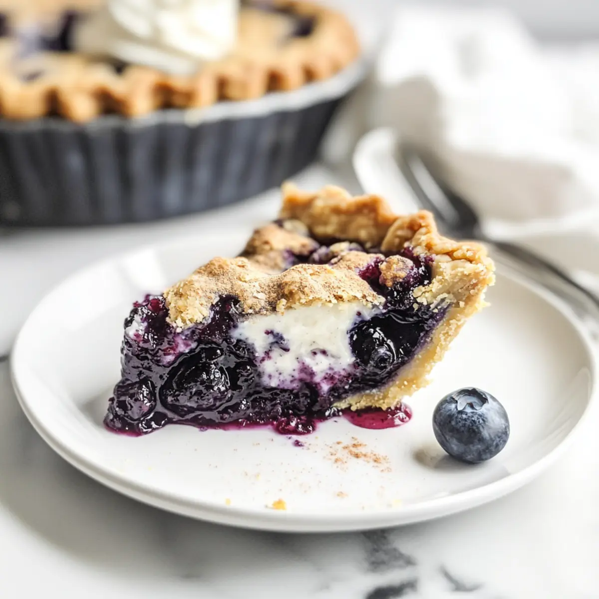 Crustless Blueberry Pie: The Easiest Dessert Ever!