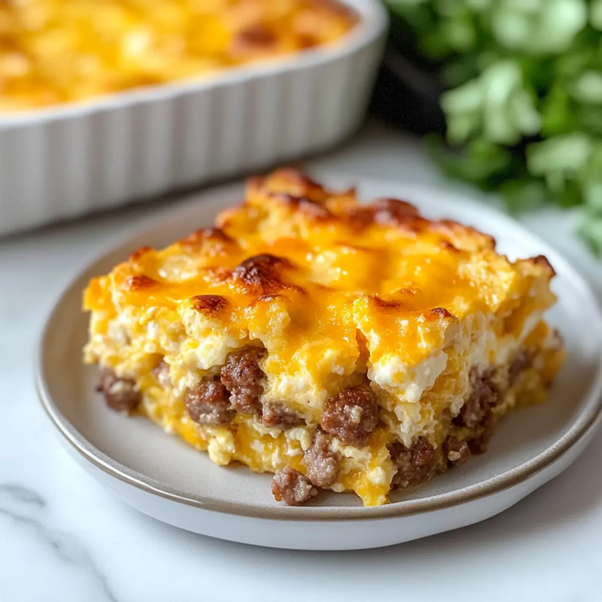 Savory Overnight Sausage and Egg Casserole for Stress-Free Mornings