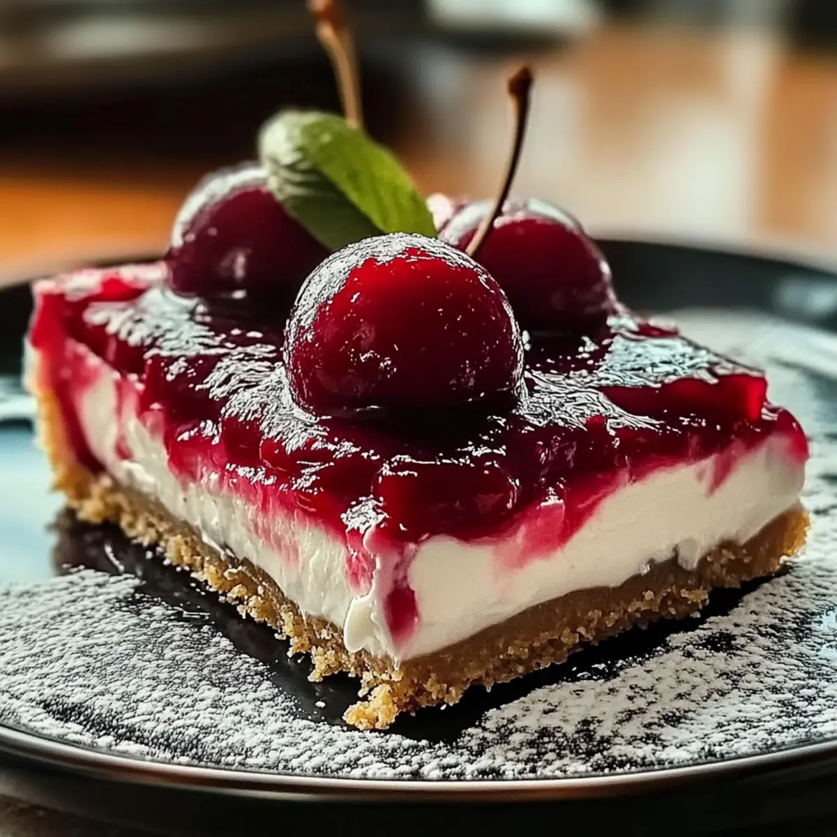 Classic Cherry Delight: A Refreshing No-Bake Treat for Everyone
