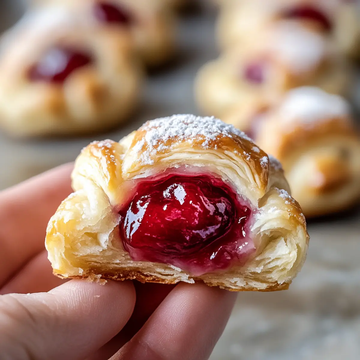 Irresistible Cherry Pie Bites with Flaky Golden Crust