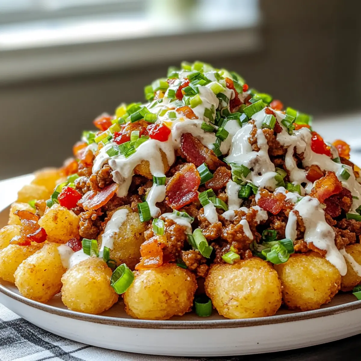 Loaded Beef Bacon Ranch Tater Tot Nachos That Wow Your Guests