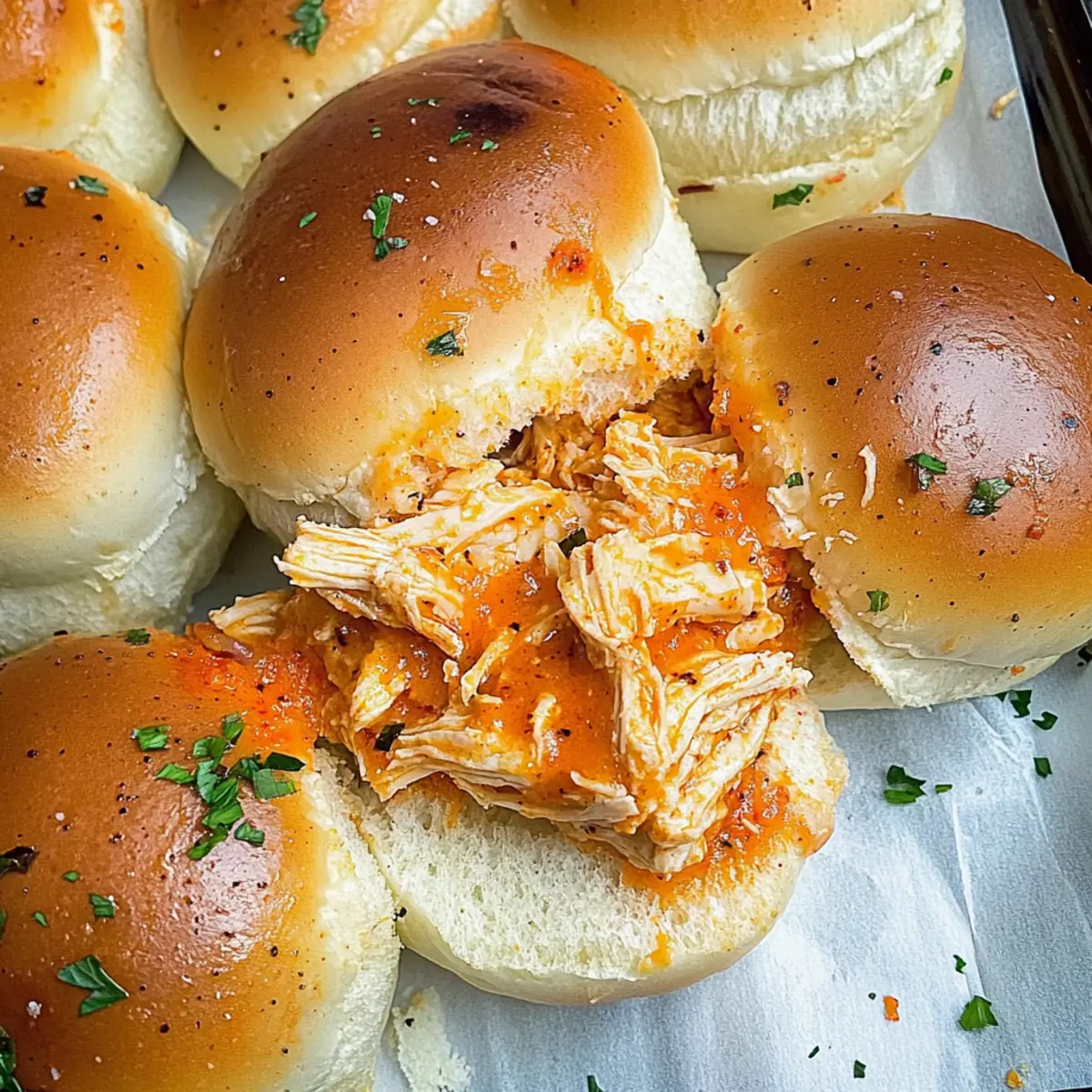 Irresistible Spicy Buffalo Chicken Sliders for Any Gathering
