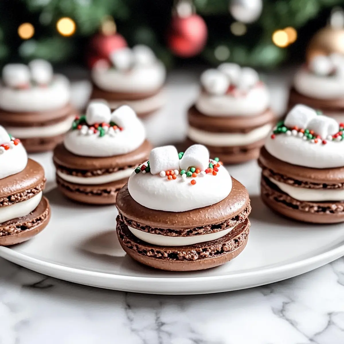 Irresistible Hot Chocolate Macarons for Cozy Celebrations