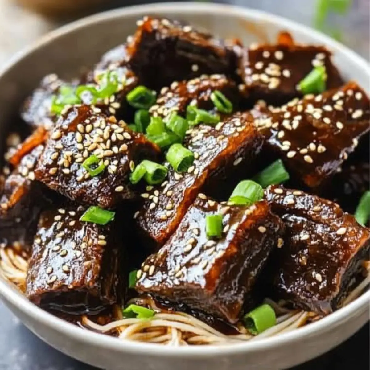 Savory Korean Short Ribs – Easy Slow Cooker Delight