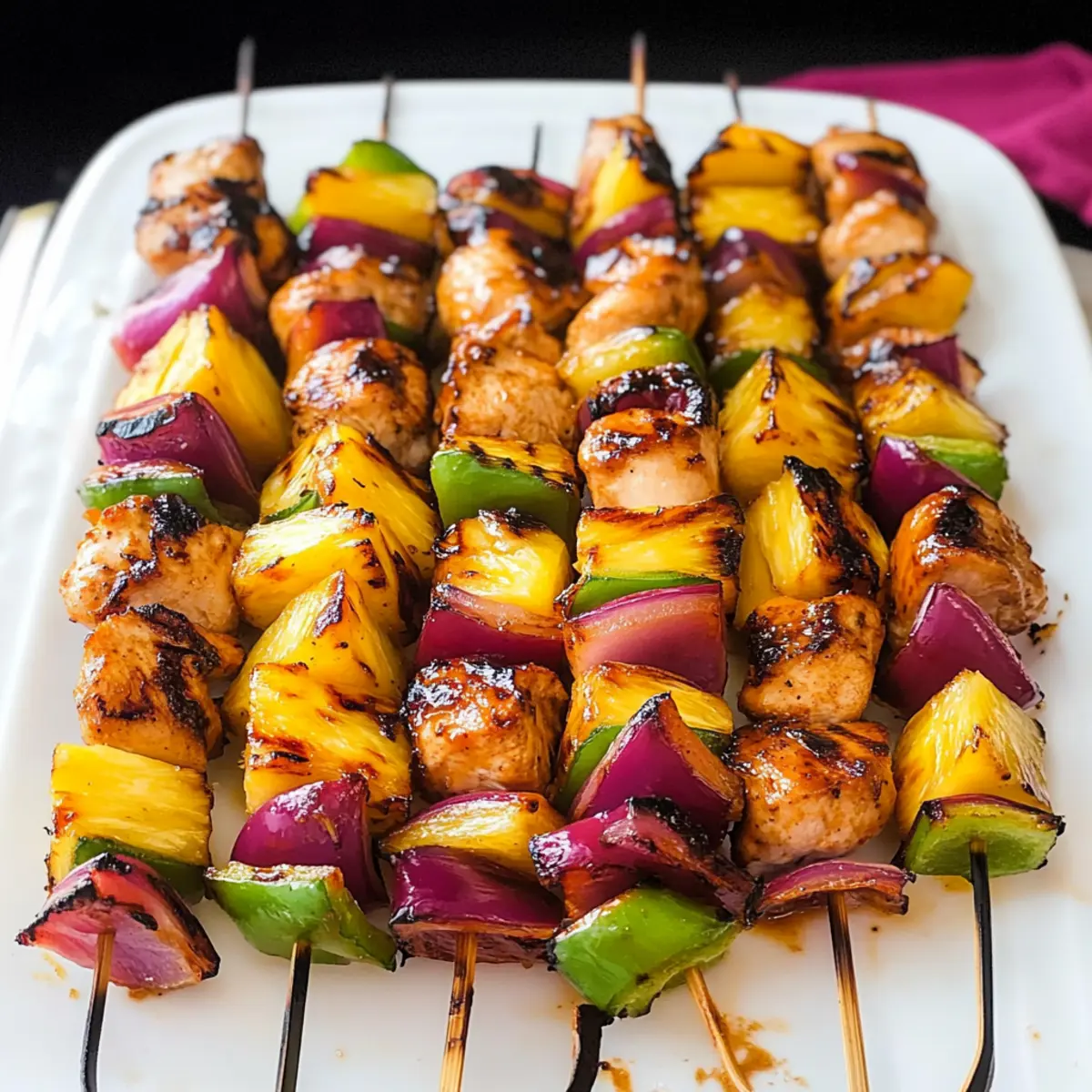 Savor Summer with Juicy Hawaiian Chicken Kebabs