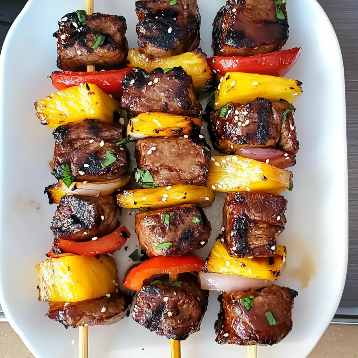 Grill Juicy Hawaiian Beef Skewers for Your Summer BBQ