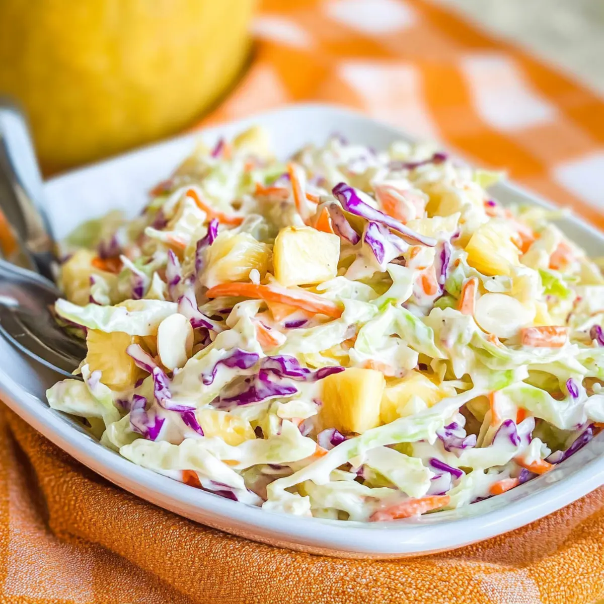 Hawaiian Pineapple Coleslaw: A Refreshing Summer Delight