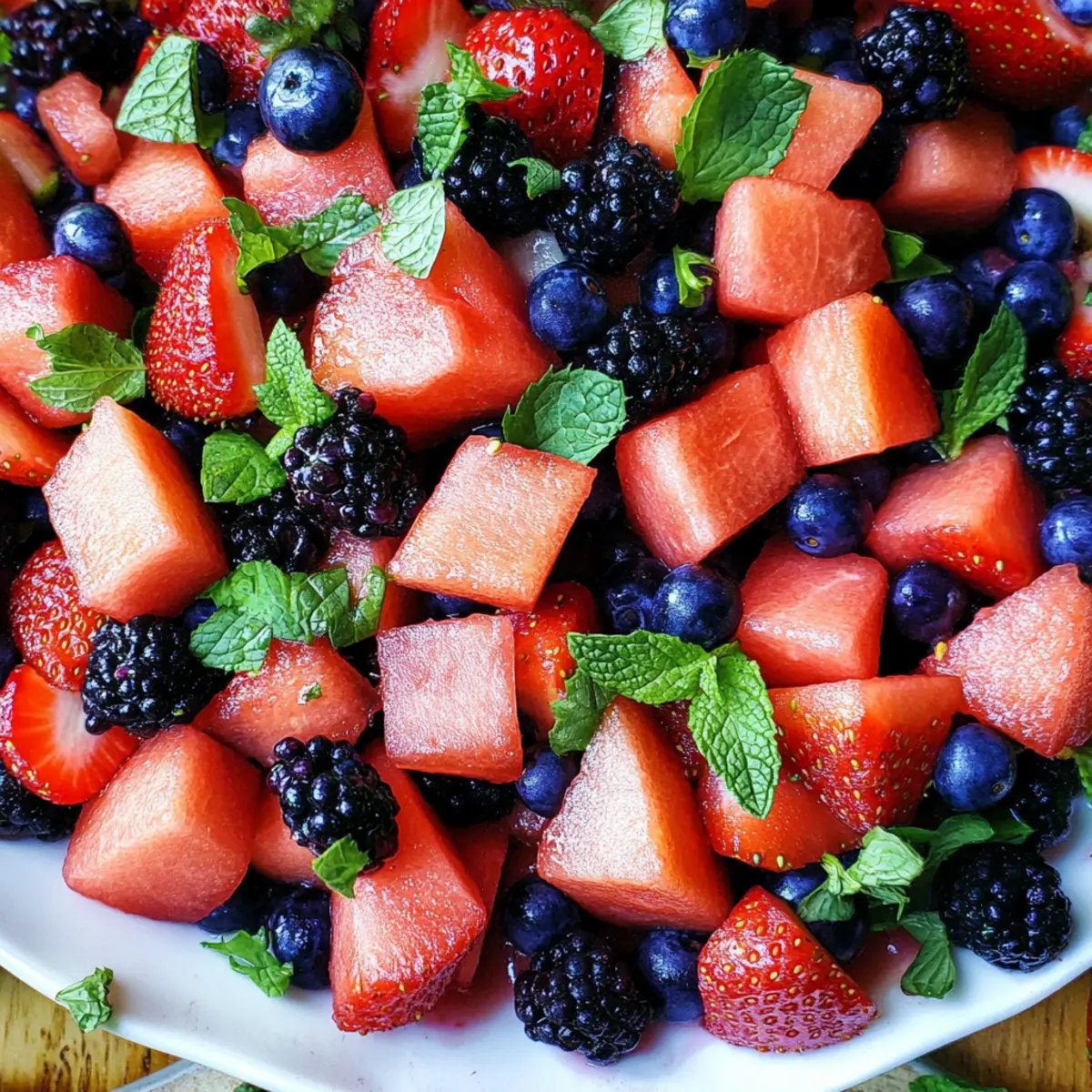 Berry Watermelon Fruit Salad: Your Summer Refreshment Fix