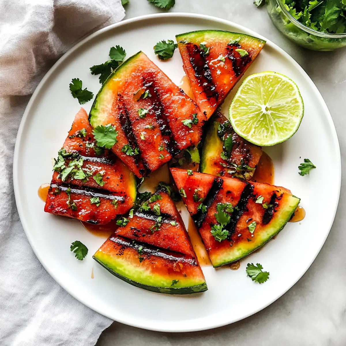 Grilled Watermelon Bliss: Sweet, Smoky Summer Delight