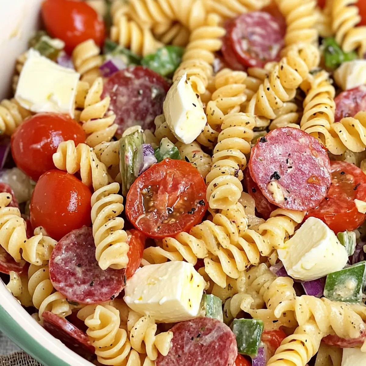 Savory Classic Pasta Salad that Everyone Will Love